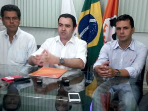 Secretário de Obras, Drayffus Rabello - Prefeito, Vladimir Azevedo - Secretario Meio Ambiente, Willian Araújo